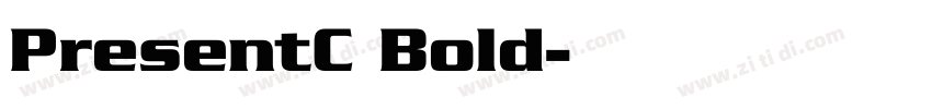 PresentC Bold字体转换